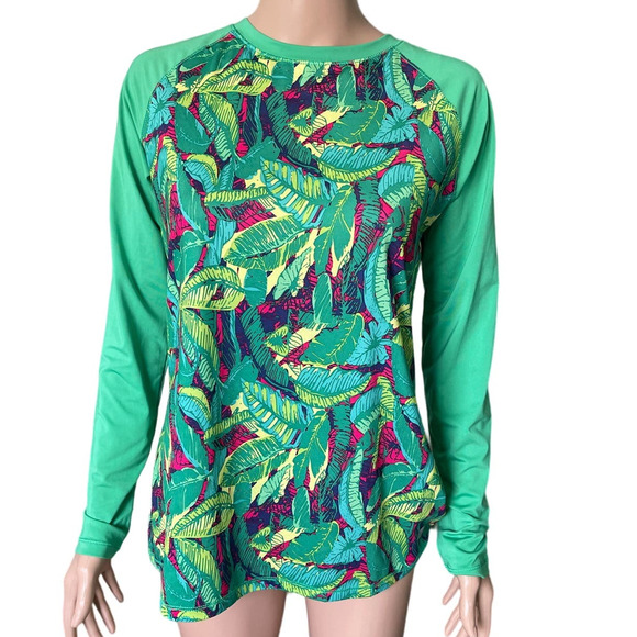 Reel Legends Keep-it-coll activewear Shirt long sleeves Women Sz M gently used - Picture 1 of 5